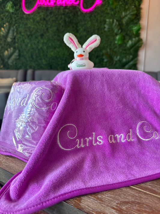 Hot Purple Large Microfiber Towel