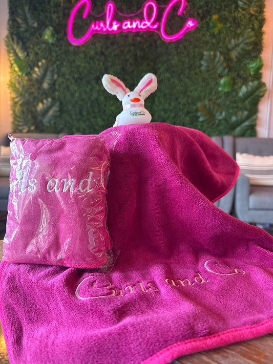 Dark Pink Microfiber Towel